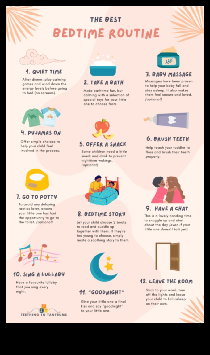 نعيم وقت النوم: إنشاء روتين مسائي هادئ